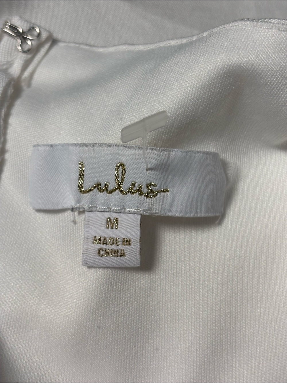 Eternal Bond White Satin Ruffled Flutter Sleeve - Picture 2 of 12